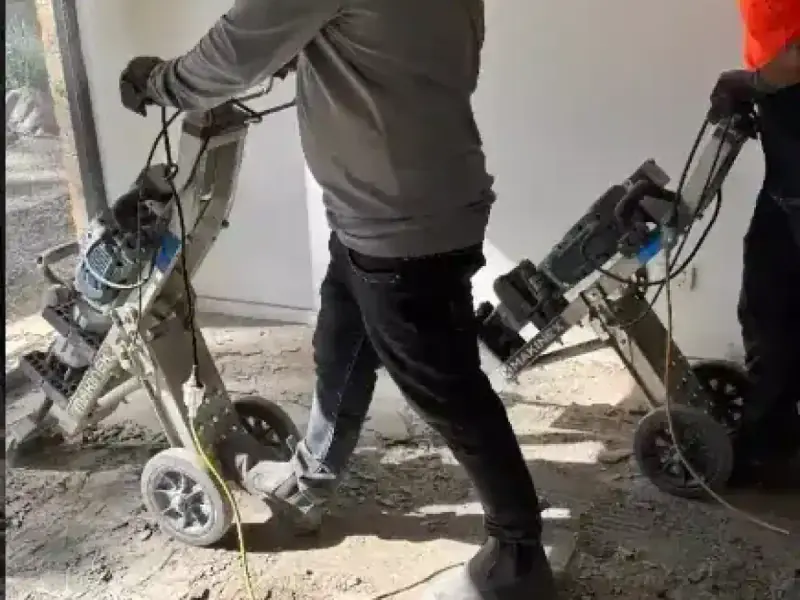 Motorized Ceramic Tile Stripping